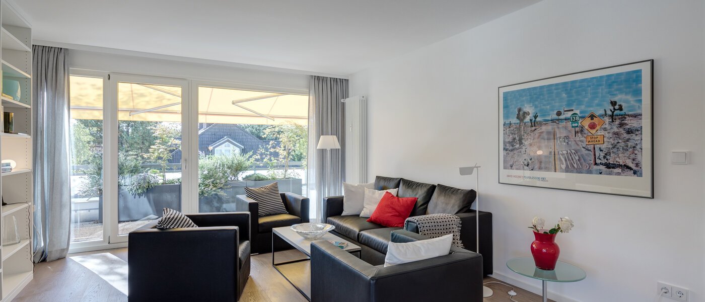 Dachterrassenwohnung München Westpark 01 Wohnzimmer 11808