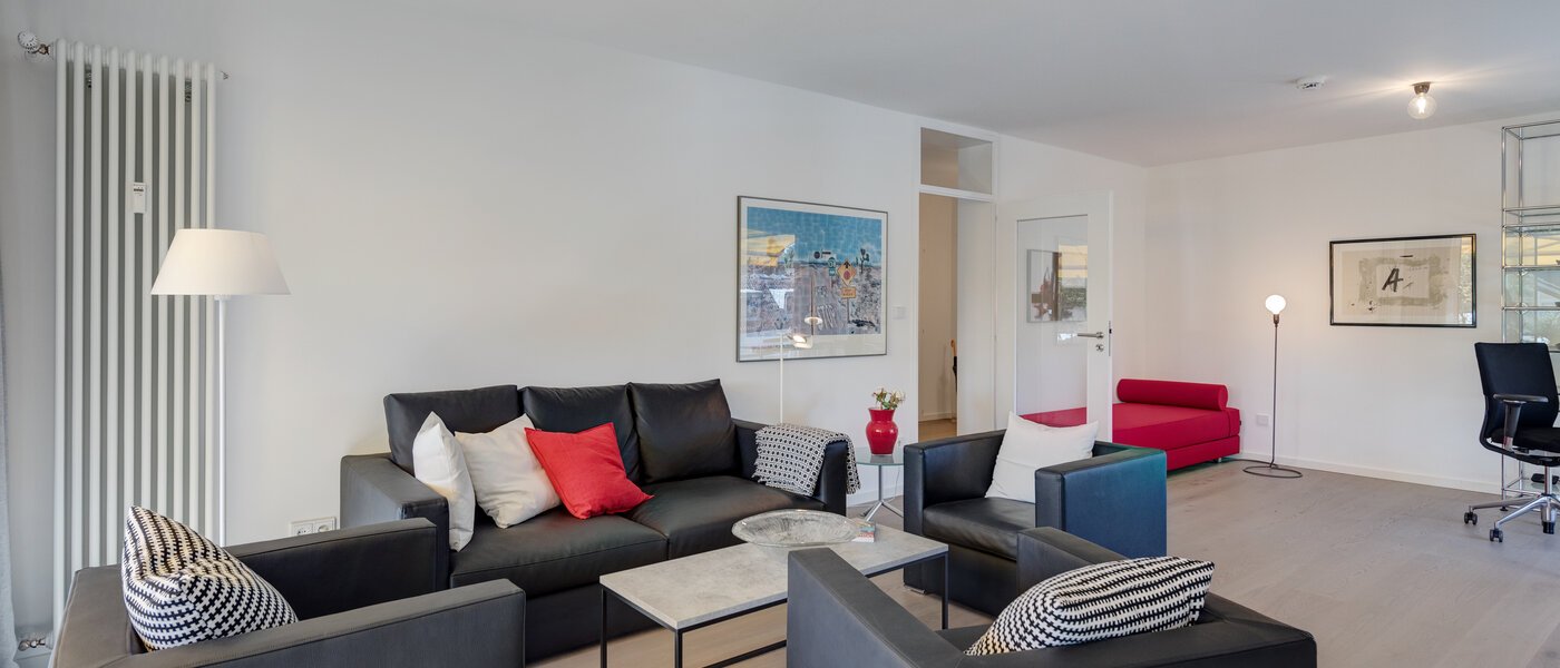 Dachterrassenwohnung München Westpark 03 Wohnzimmer 11808