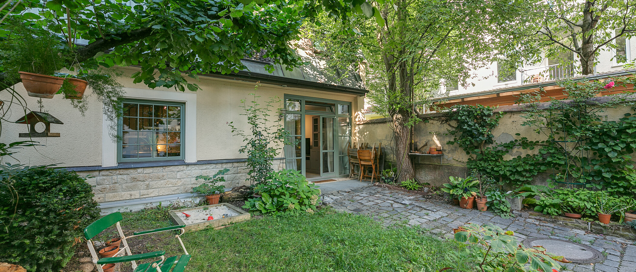Maisonettewohnung München Westend 02 Garten 11814