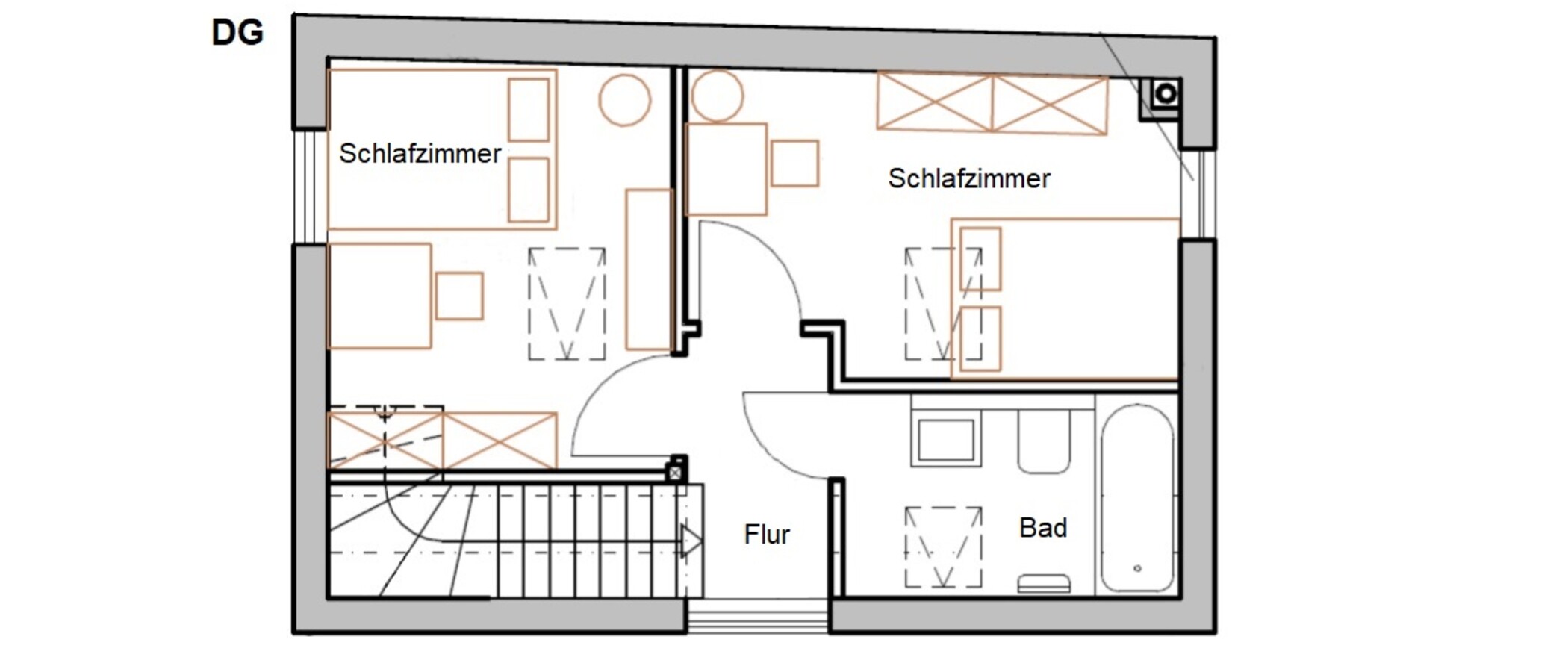 Maisonettewohnung München Westend 02 Grundriss 11814