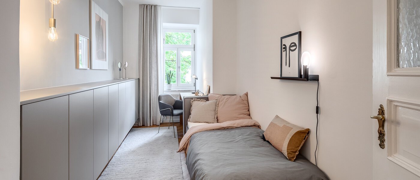 Wohnung München Haidhausen 01 2. Schlafzimmer	 11821