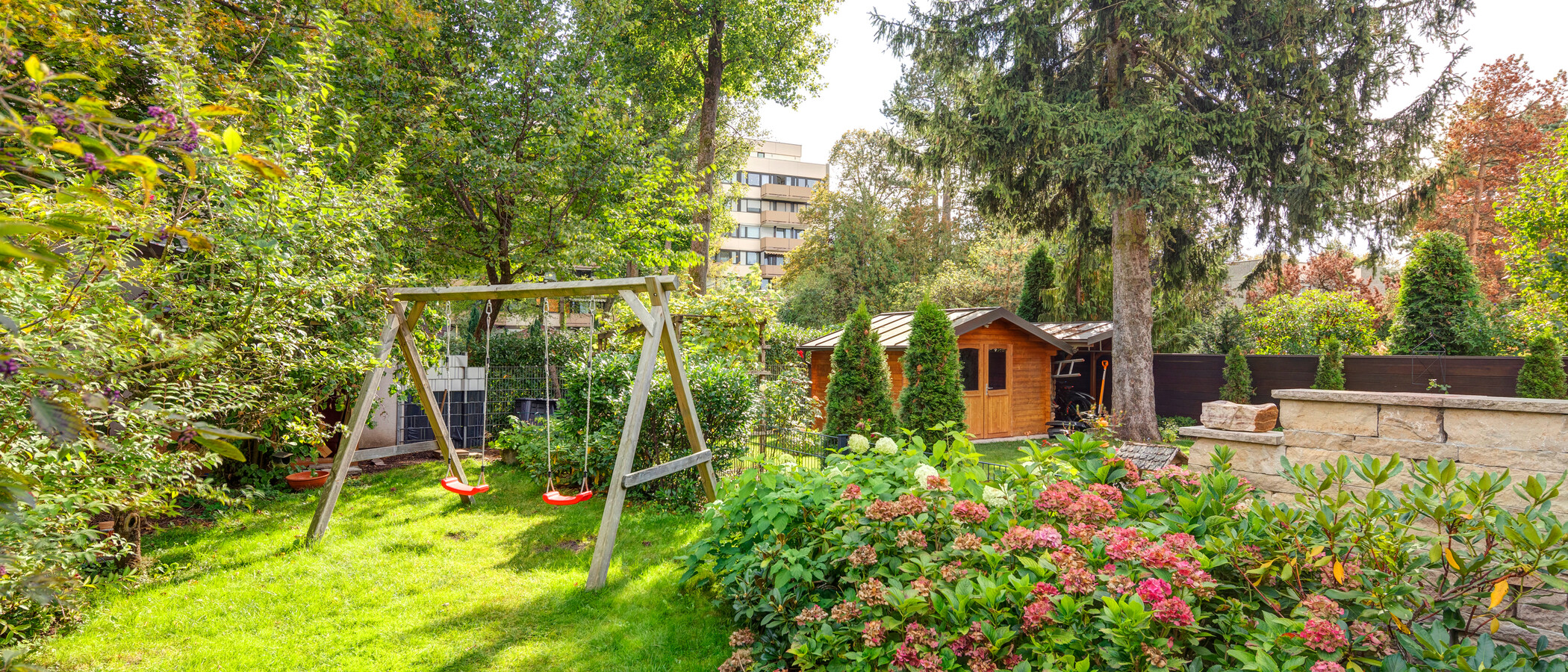 Reihenmittelhaus München Moosach 02 Garten 11852