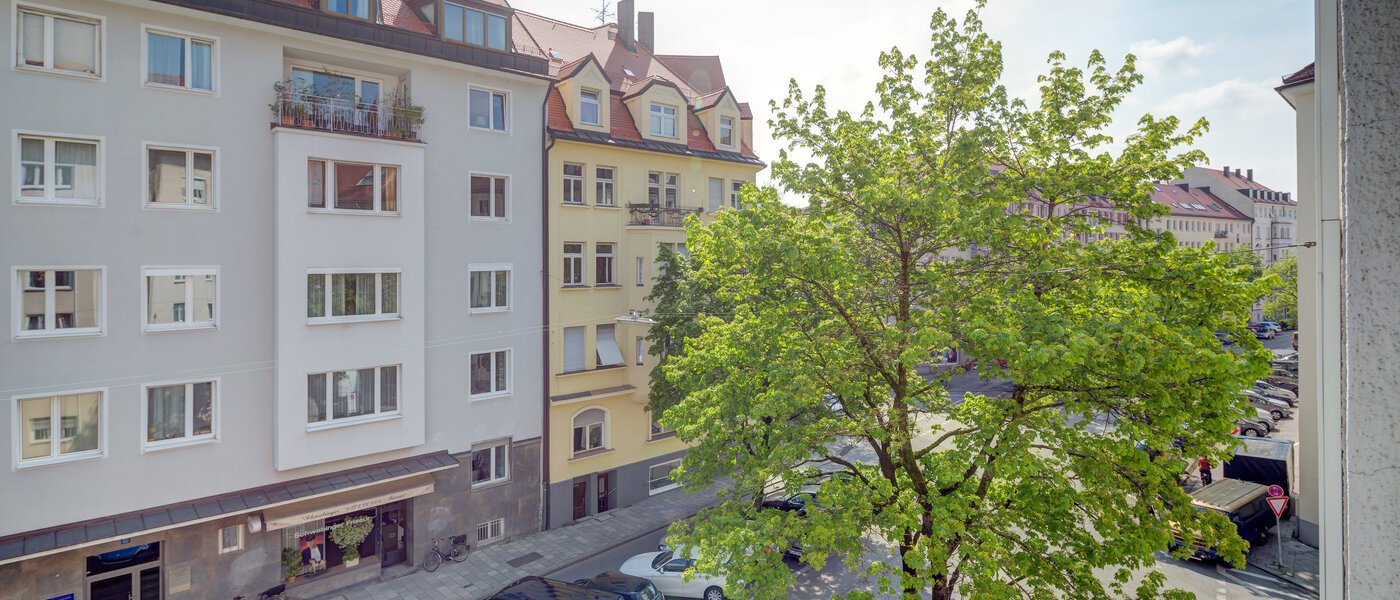 Wohnung München Schwabing-West (rund um den Hohenzollernplatz) 03 Aussicht 1187