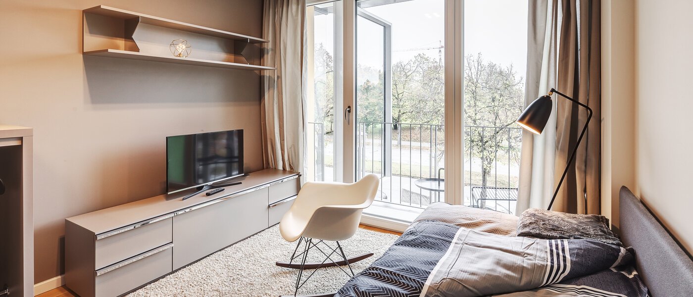 Apartment München Schwabing-West (rund um den Hohenzollernplatz) 02 Wohnbereich 11899