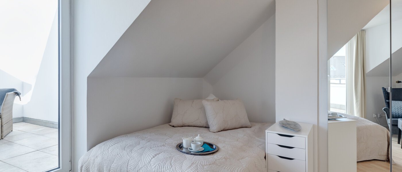 Dachgeschosswohnung München Obergiesing 01 Schlafbereich 11915