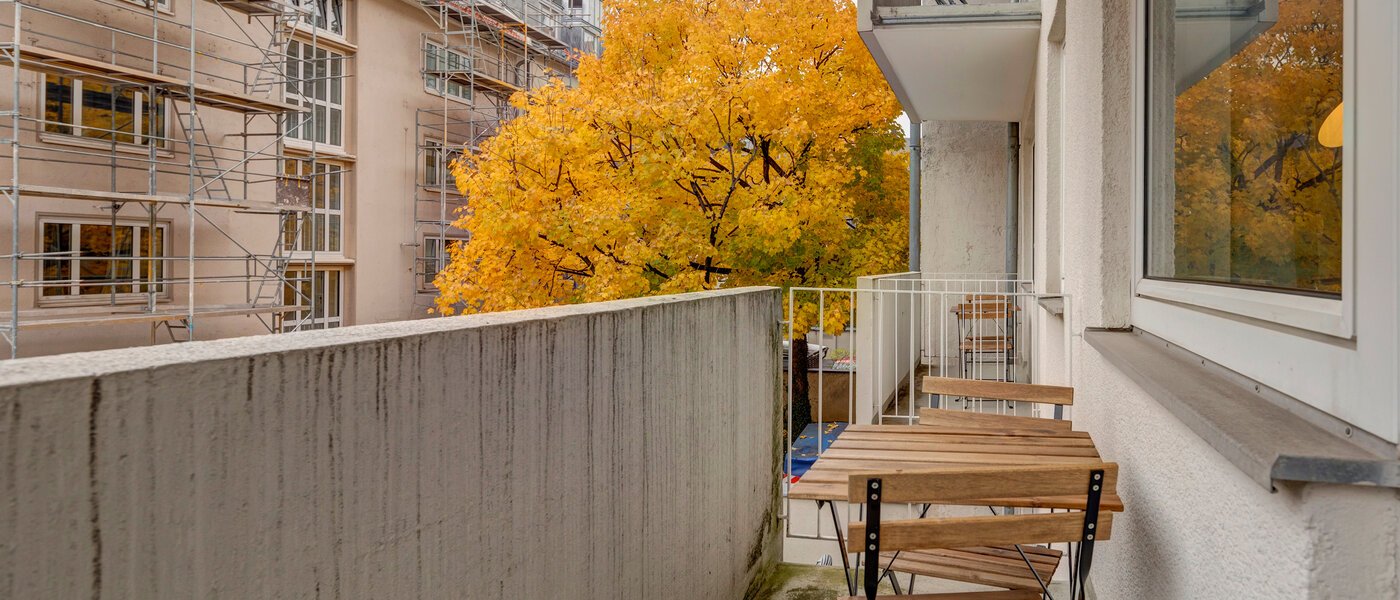 Wohnung München Maxvorstadt - Rund um den Josephplatz 02 Balkon 11943