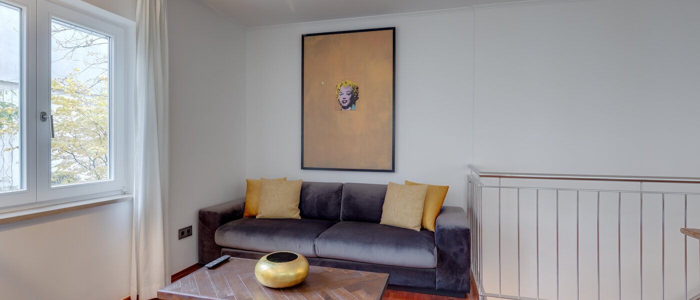 Maisonettewohnung München Schwabing-West (rund um den Hohenzollernplatz) 02 Wohnbereich 11944