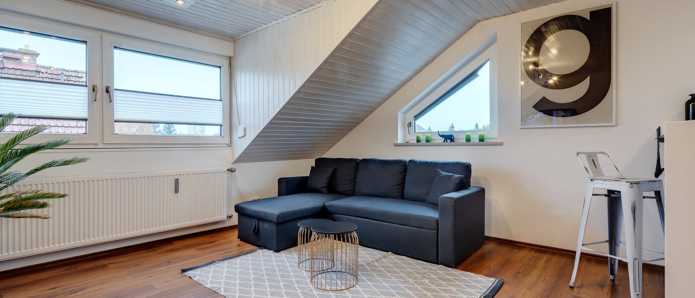 Dachgeschosswohnung München Lerchenau 02 Wohnbereich 11948