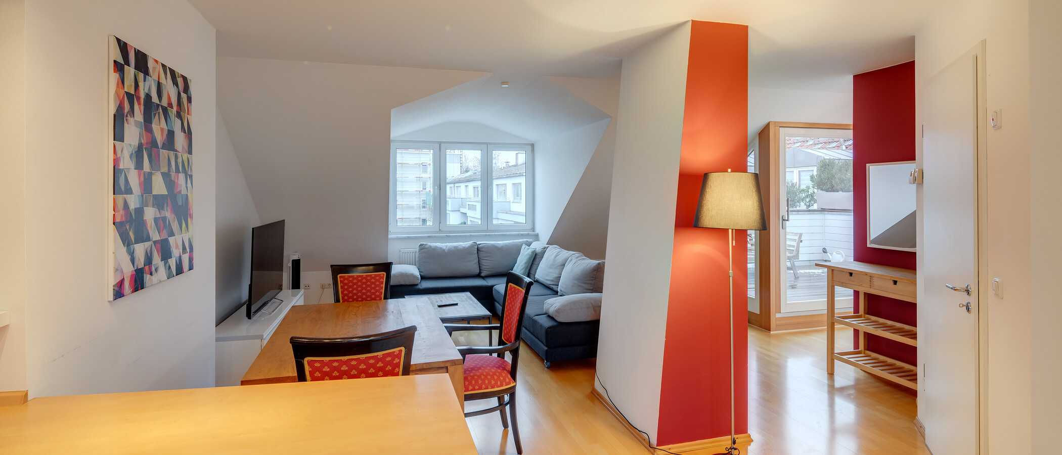 Wohnung München Milbertshofen 01 Wohnbereich 11984
