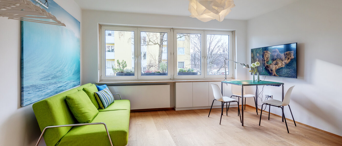 Wohnung München Berg am Laim 01 Wohnbereich 11998