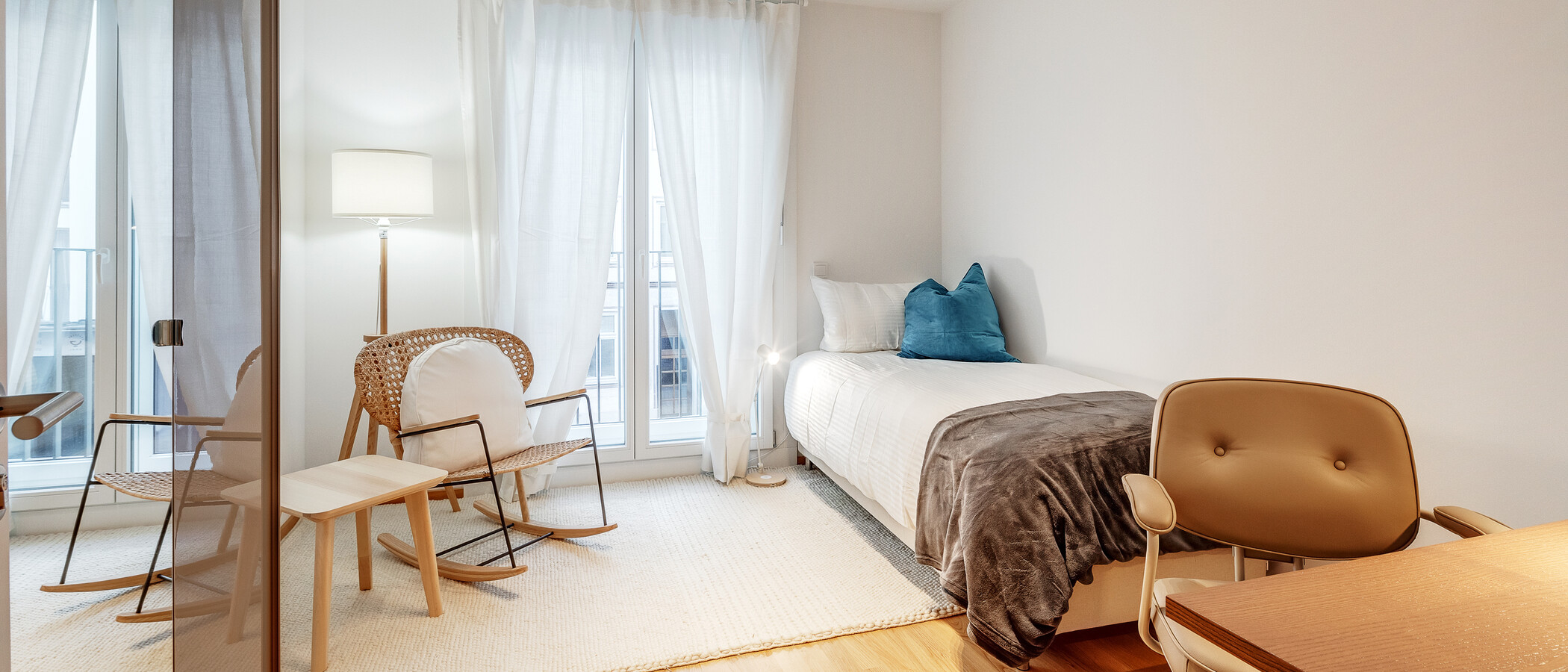 Wohnung München Maxvorstadt 01 2. Schlafzimmer	 12025