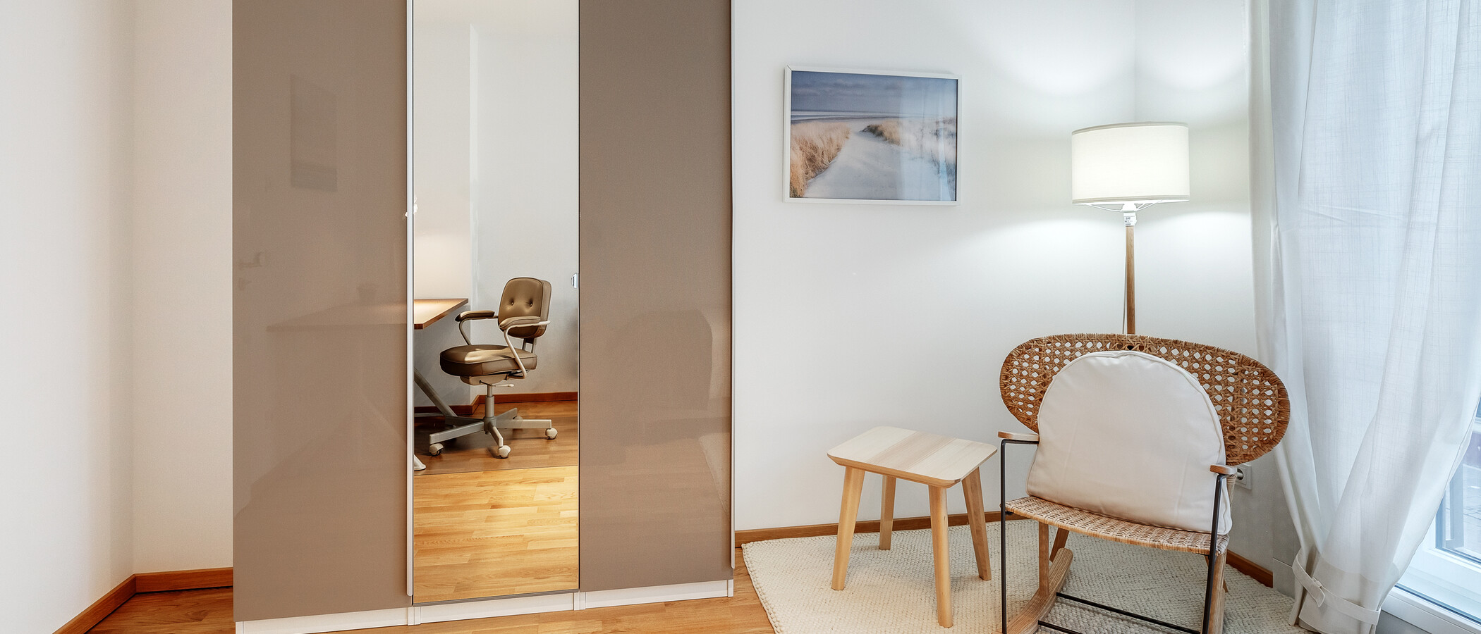 Wohnung München Maxvorstadt 02 2. Schlafzimmer	 12025