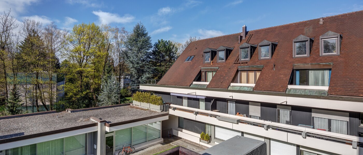 Dachgeschosswohnung München Oberföhring 03 Aussicht 1205