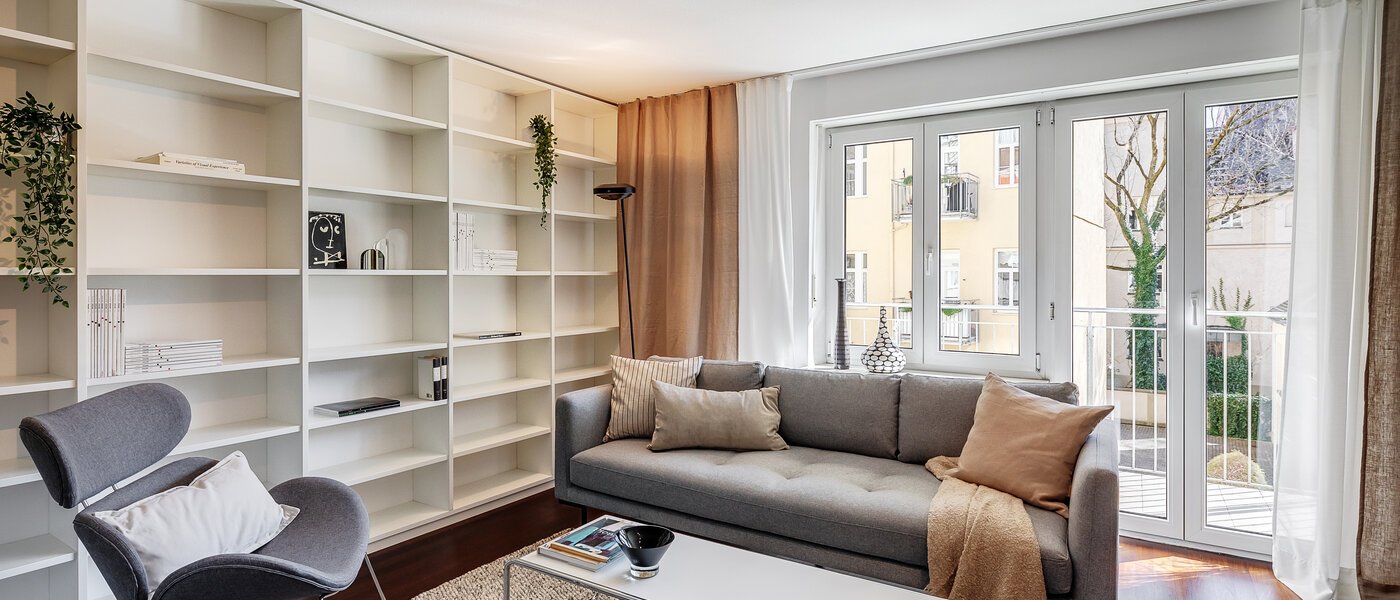 Wohnung München Schwabing 01 Wohnbereich 12071