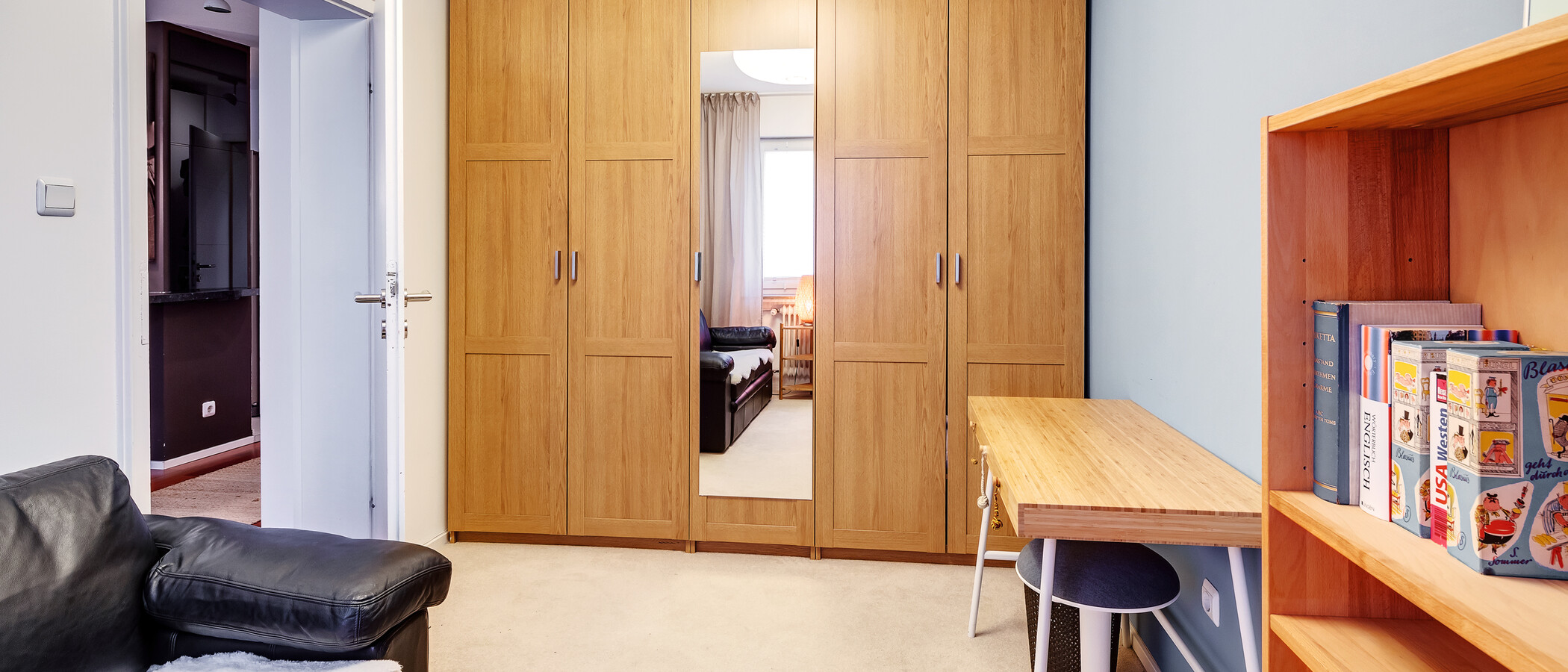 Wohnung München Maxvorstadt 03 2. Schlafzimmer	 12098