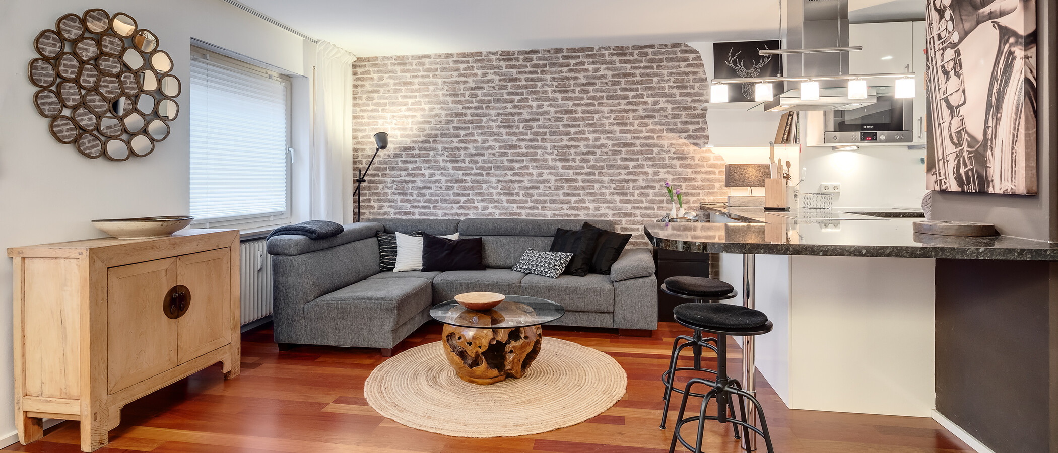 Wohnung München Maxvorstadt 01 Wohnbereich 12098