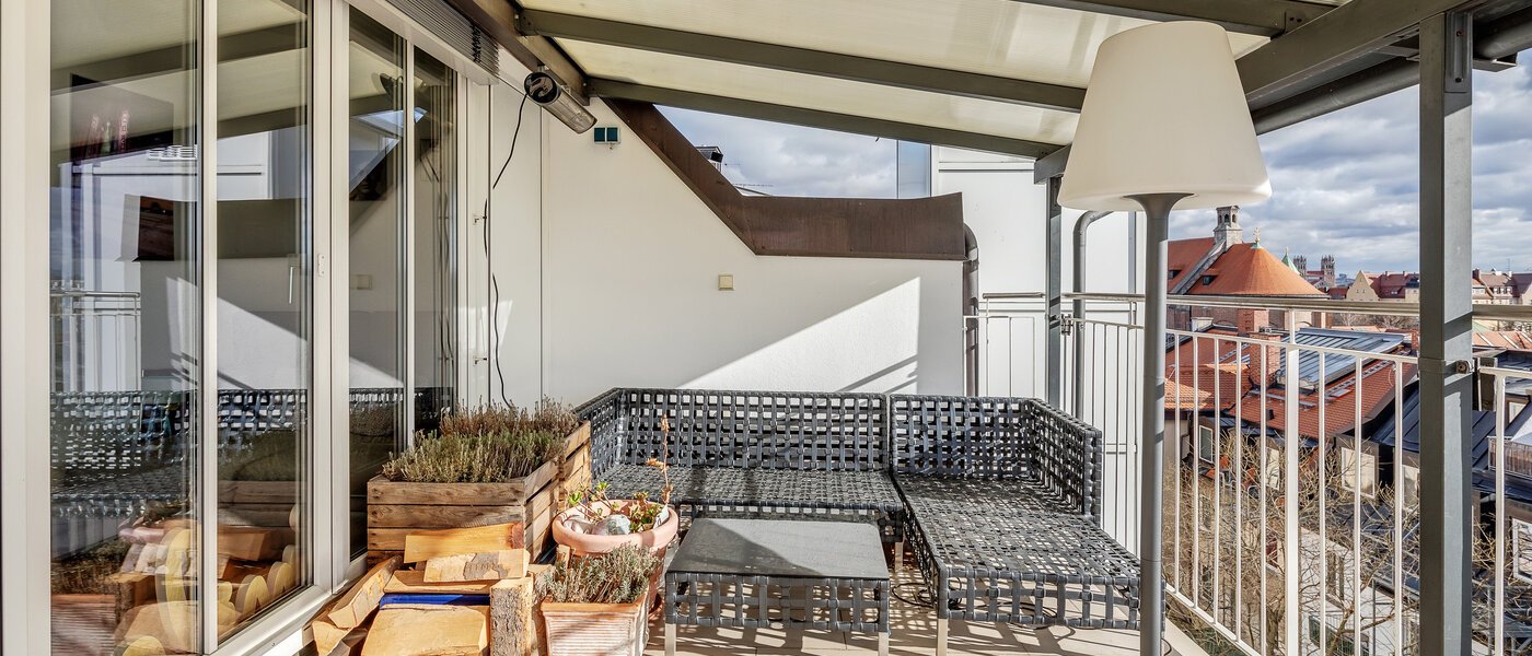Maisonettewohnung München Ludwigsvorstadt 02 Dachterrasse 12126