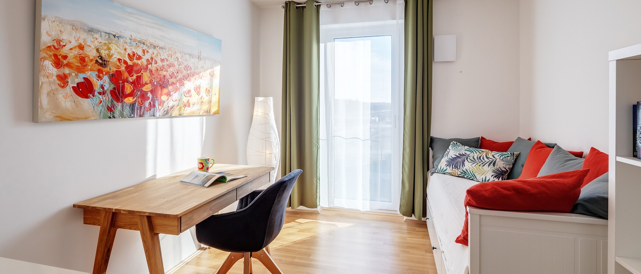 Wohnung München Aubing 01 2. Schlafzimmer	 12136