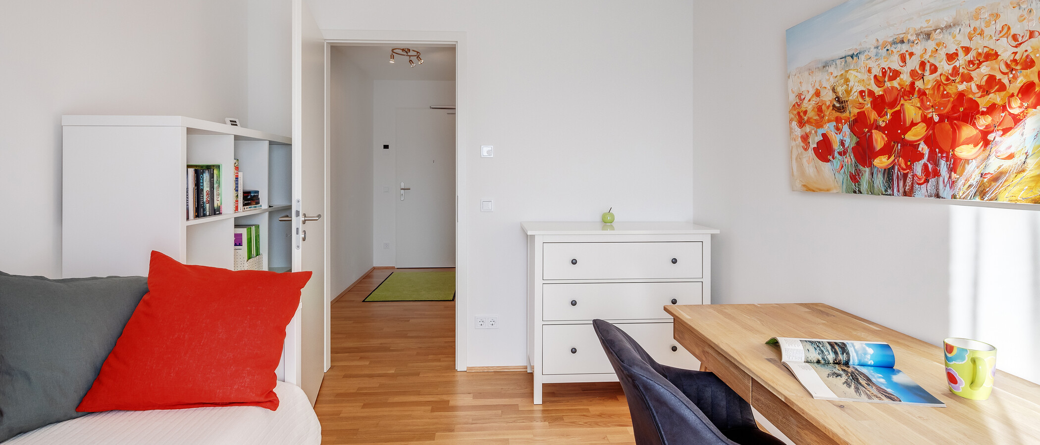 Wohnung München Aubing 03 2. Schlafzimmer	 12136