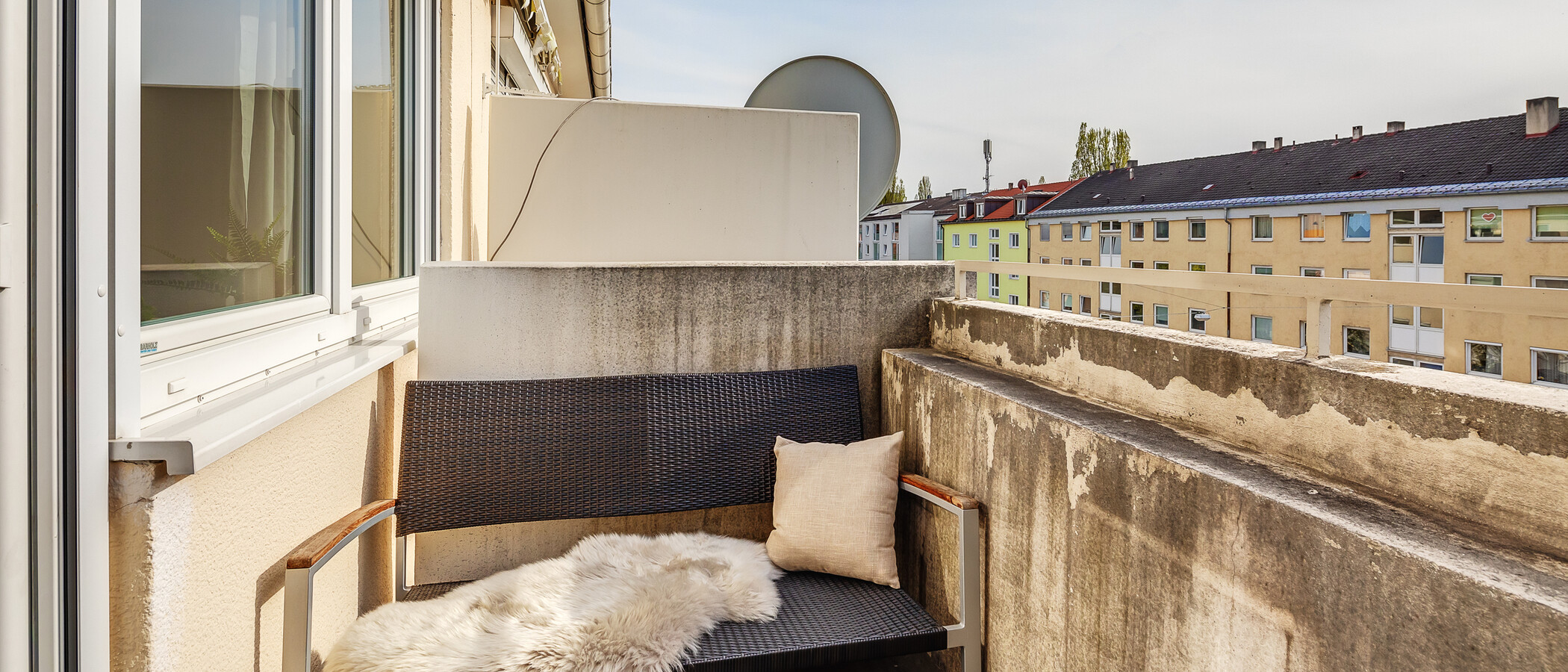 Apartment München Obergiesing 01 Balkon 12198
