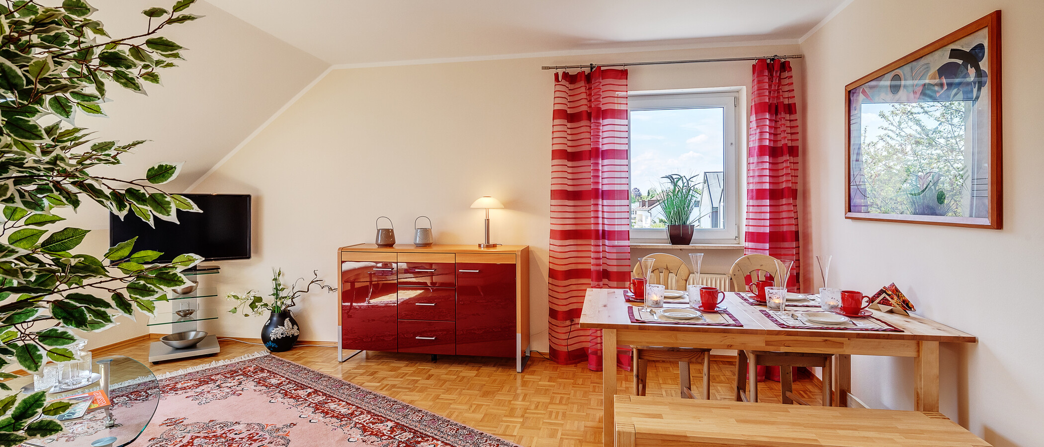 Dachgeschosswohnung München Waldperlach 01 Wohnbereich 12208
