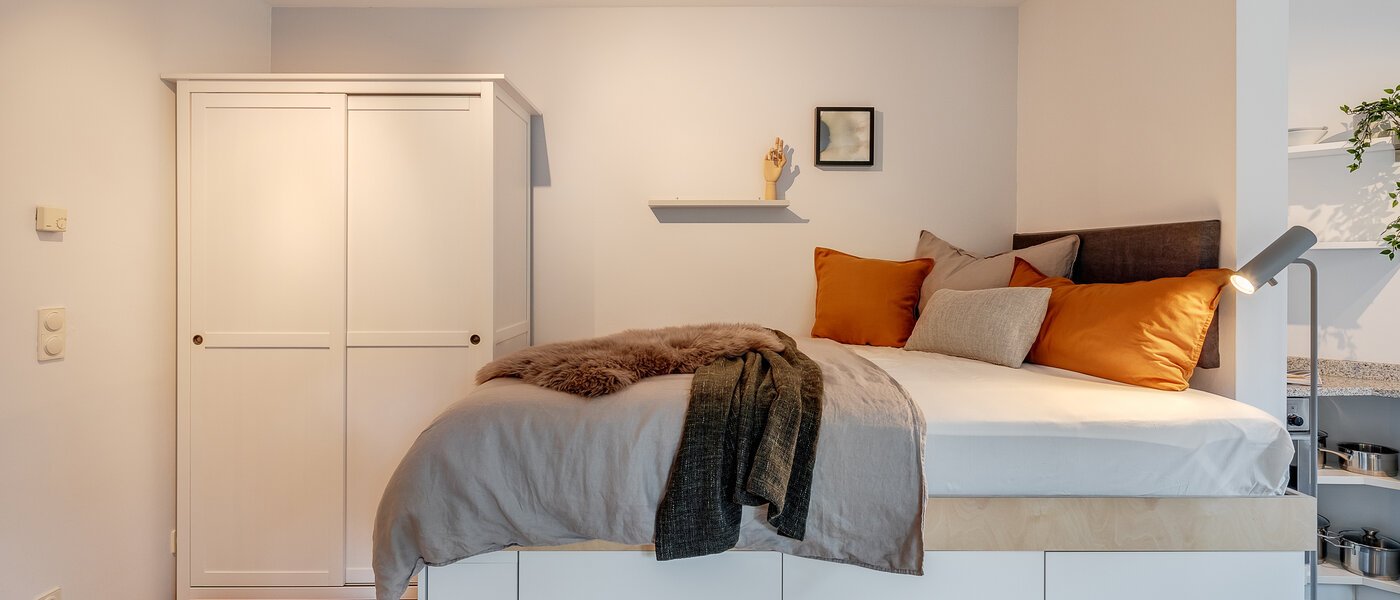 Wohnung München Schwabing 01 Schlafbereich 12216