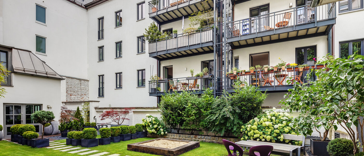Wohnung München Gärtnerplatzviertel 01 Gemeinschaftsgarten 12286