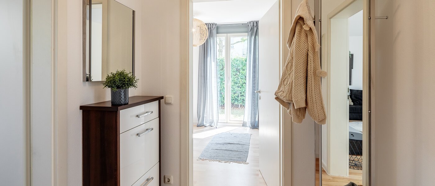 Gartenwohnung München Messestadt Riem 01 Flur/Gang 12287