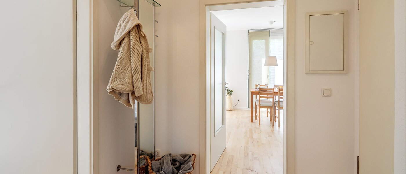 Gartenwohnung München Messestadt Riem 02 Flur/Gang 12287