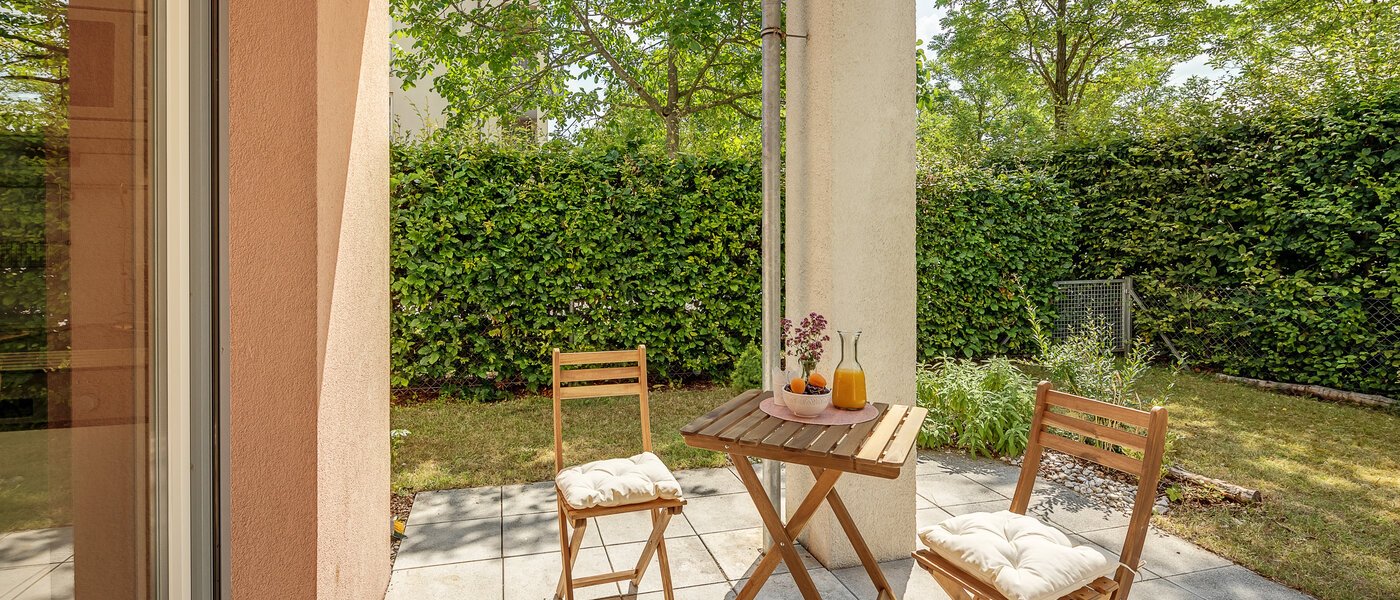 Gartenwohnung München Messestadt Riem 01 Terrasse 12287