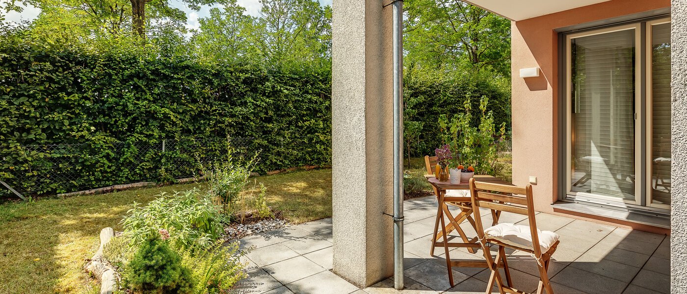 Gartenwohnung München Messestadt Riem 02 Terrasse 12287
