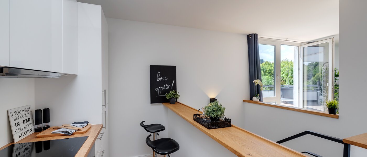 Maisonettewohnung München Moosach 02 Küche 12293