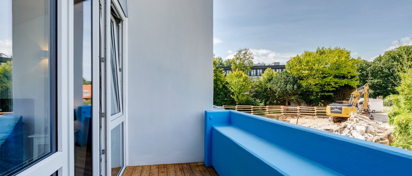 Maisonettewohnung München Moosach 02 Balkon 12293