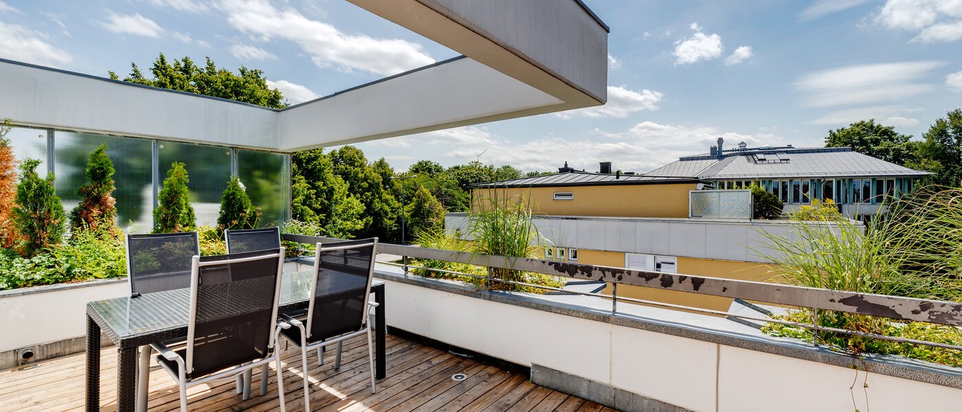 Maisonettewohnung München Moosach 02 Aussicht 12293