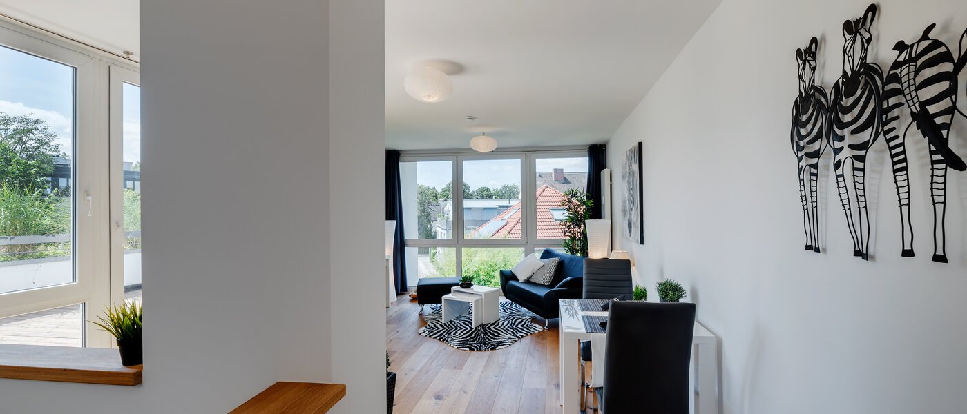 Maisonettewohnung München Moosach 04 Wohnbereich 12293