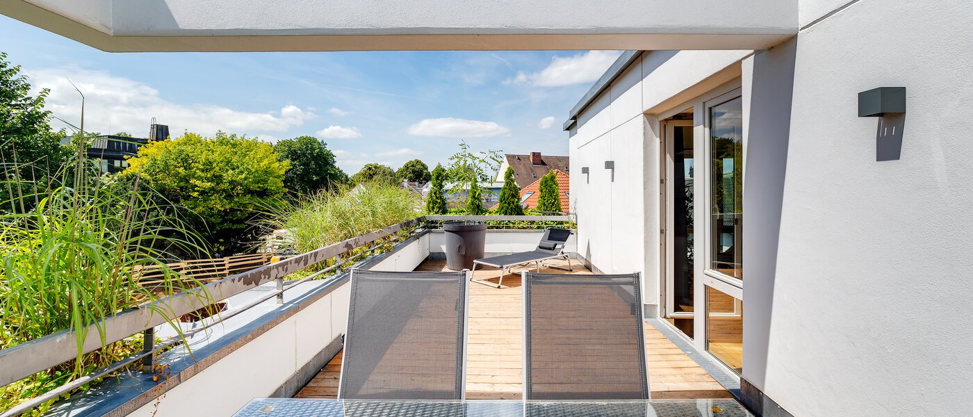 Maisonettewohnung München Moosach 01 Dachterrasse 12293