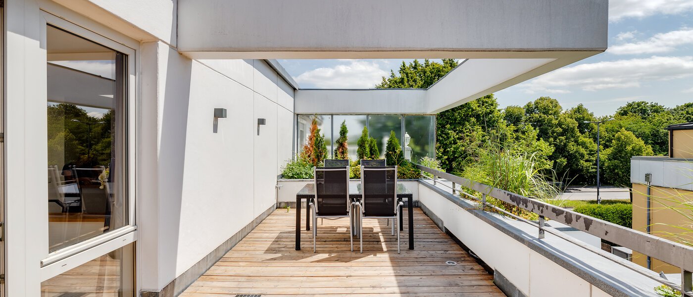 Maisonettewohnung München Moosach 02 Dachterrasse 12293
