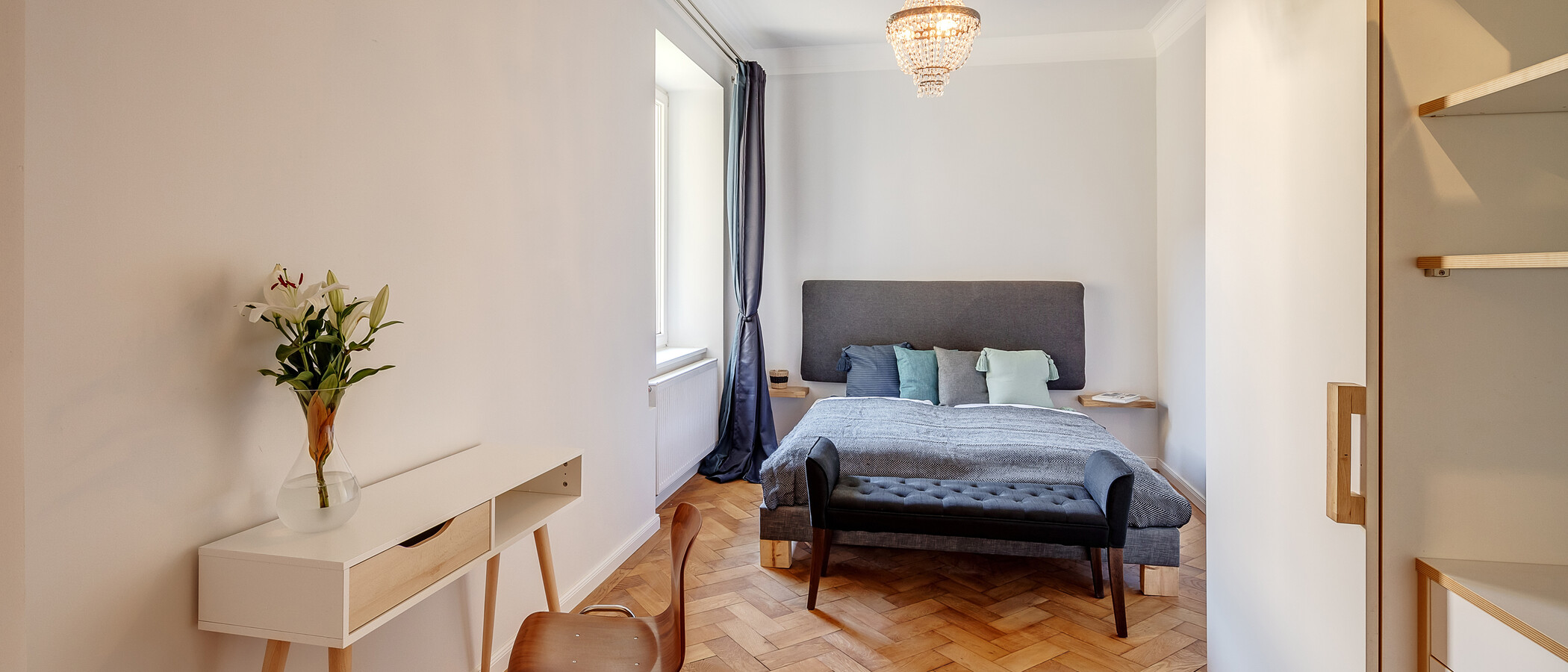 Wohnung München Schwabing 01 2. Schlafzimmer	 12306