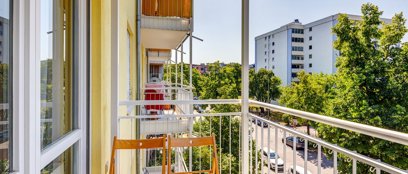 Wohnung München Moosach 01 Balkon 12317