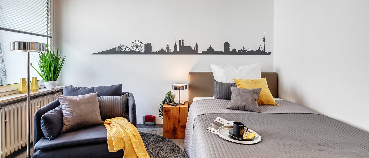 Apartment München Maxvorstadt 03 Wohnbereich 12325