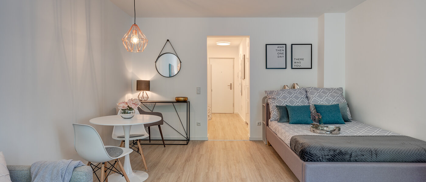 Wohnung München Schwabing-West (rund um den Hohenzollernplatz) 03 Wohnbereich 12352