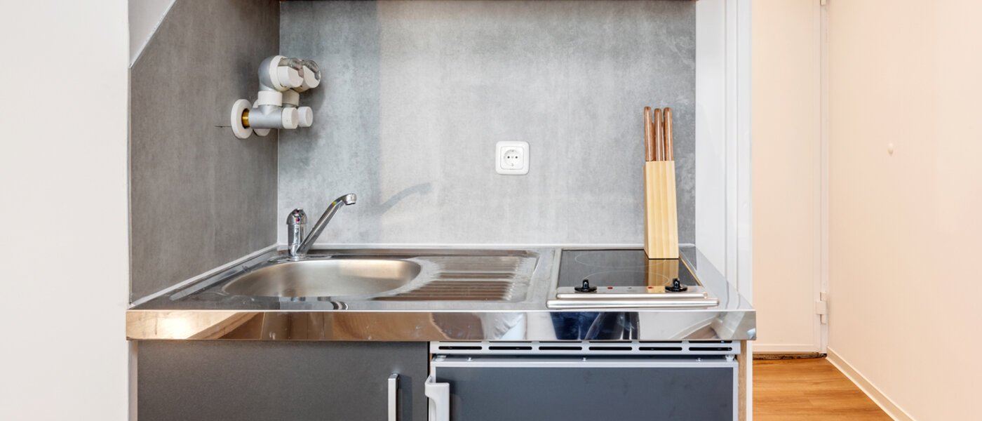 Apartment München Maxvorstadt - Universitätsviertel 01 Küche 12374