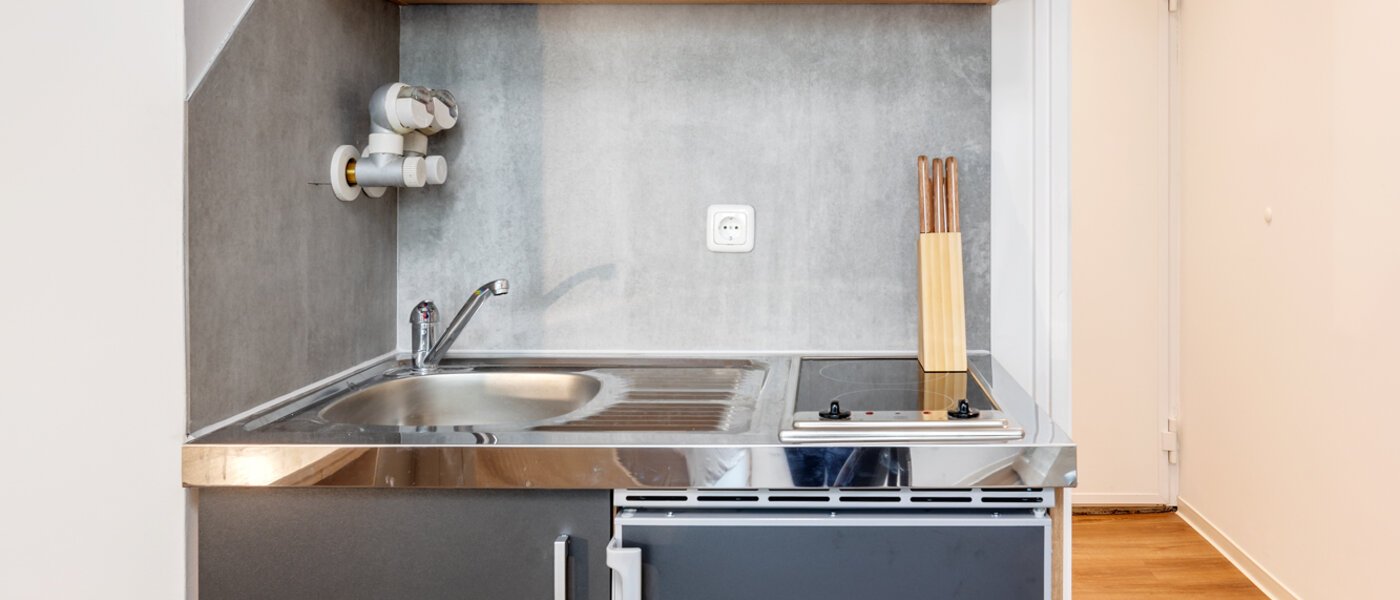 Apartment München Maxvorstadt - Universitätsviertel 02 Küche 12374