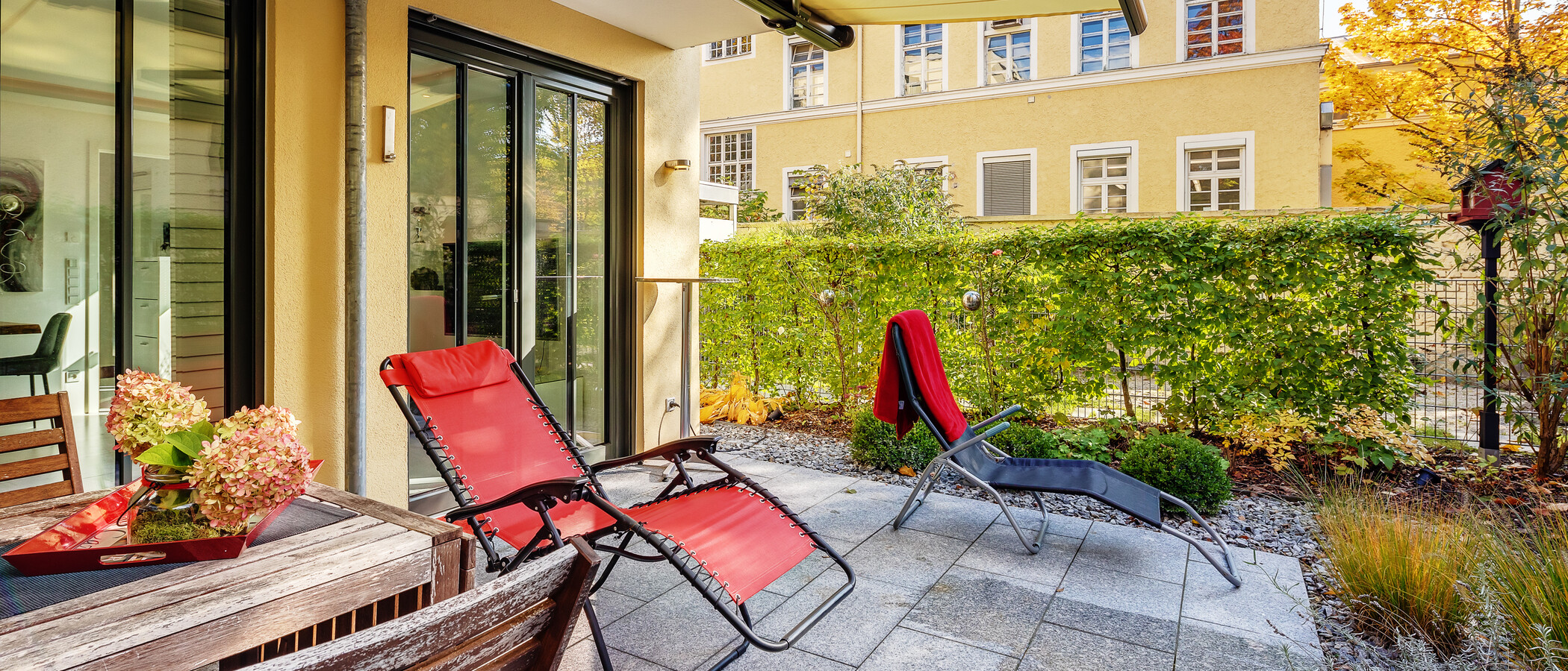 Gartenwohnung München Schwabing (rechts der Leopoldstraße) 03 Terrasse 12380