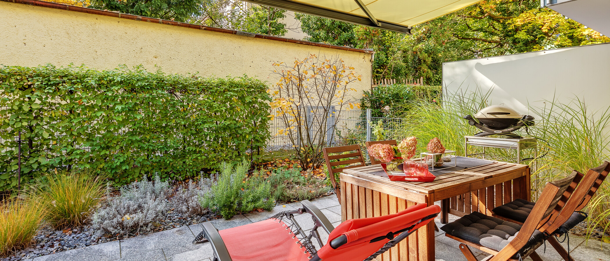 Gartenwohnung München Schwabing (rechts der Leopoldstraße) 01 Aussicht 12380