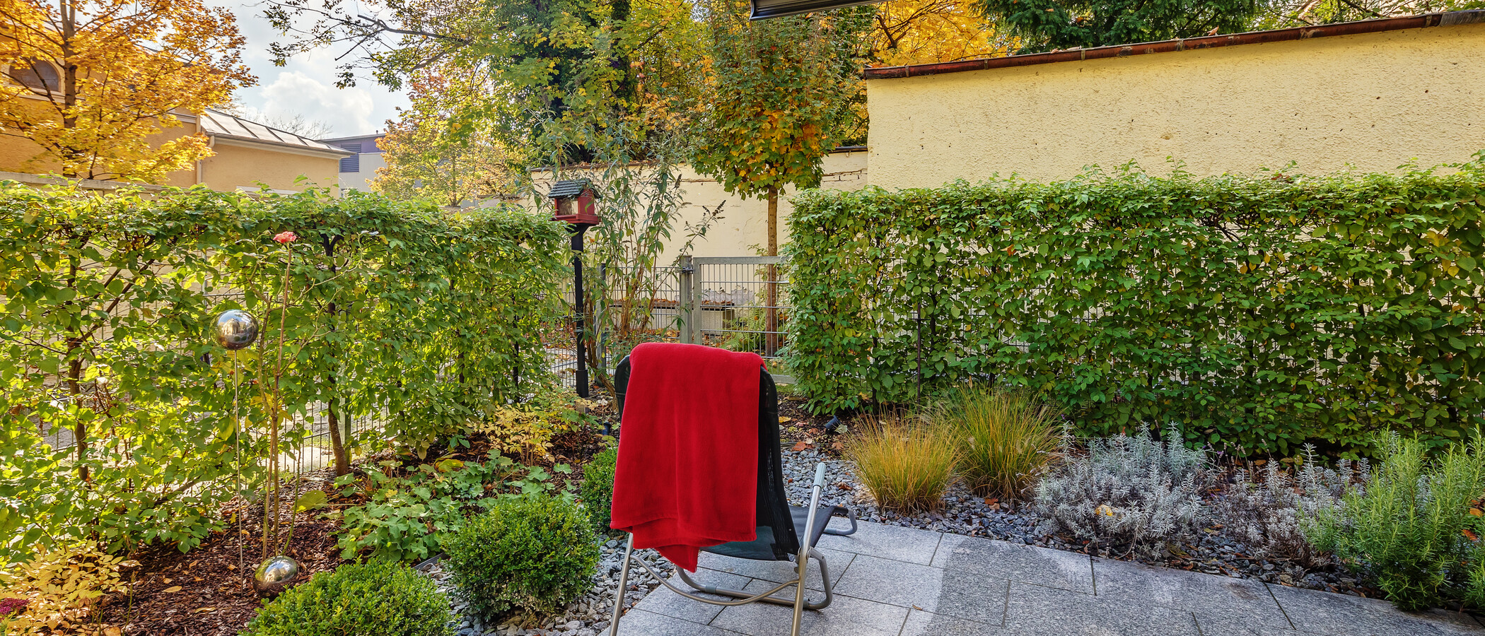 Gartenwohnung München Schwabing (rechts der Leopoldstraße) 02 Aussicht 12380