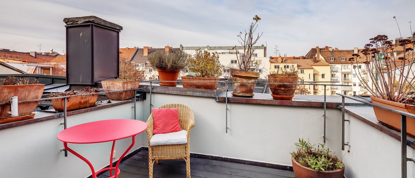 Maisonettewohnung München Gärtnerplatzviertel 02 Dachterrasse 12440