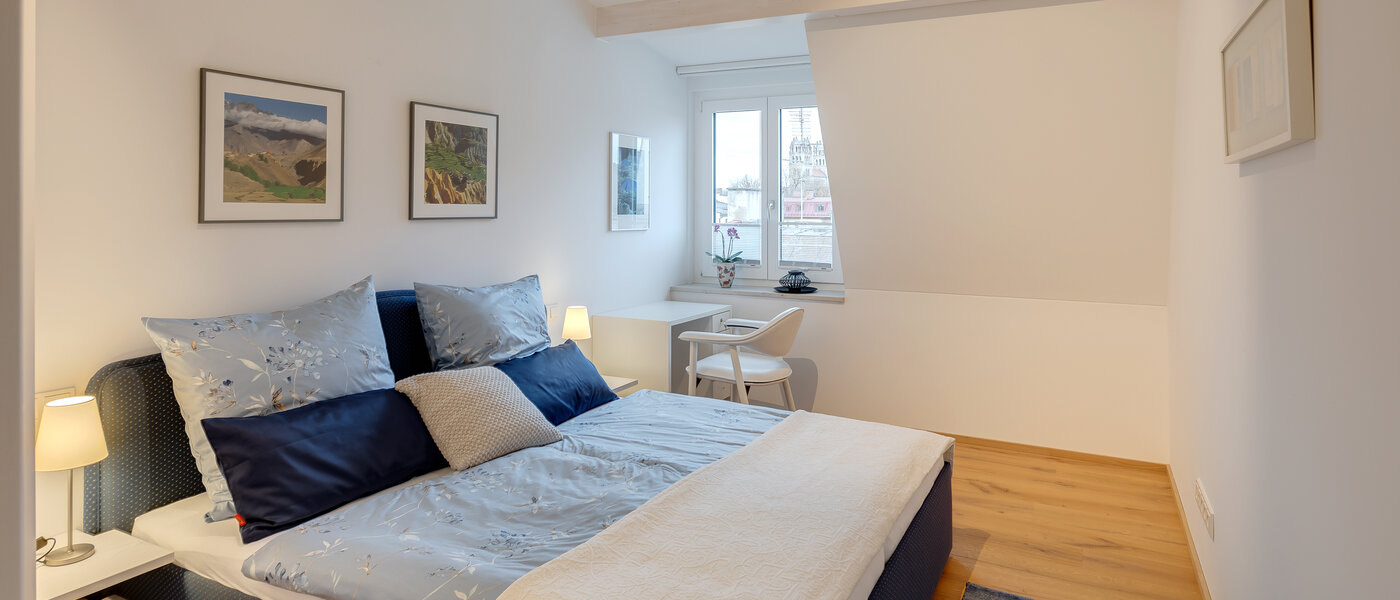 Dachgeschosswohnung München Au 01 Schlafzimmer 12452