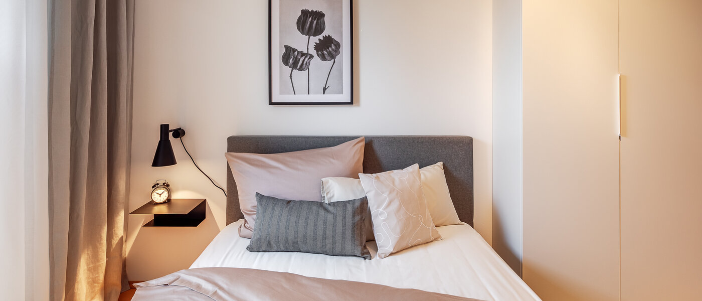 Wohnung München Westpark 02 2. Schlafzimmer	 12461