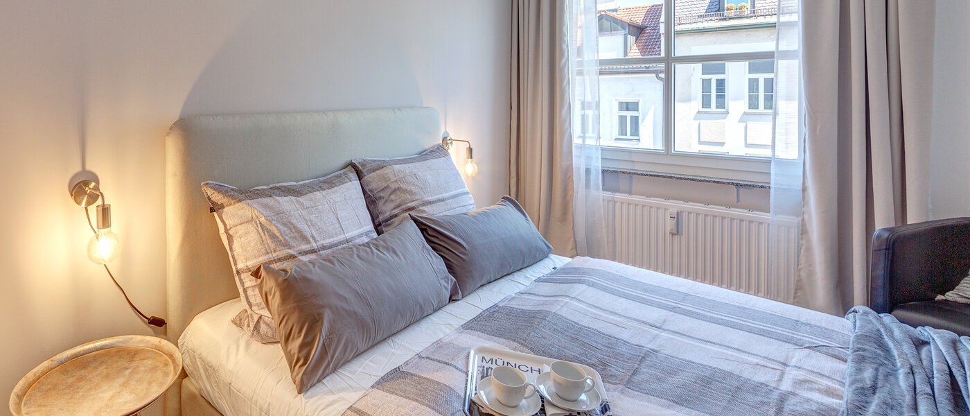 Wohnung München Schwabing 02 2. Schlafzimmer	 12475